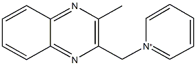 1-[(3-methyl-2-quinoxalinyl)methyl]pyridinium Struktur