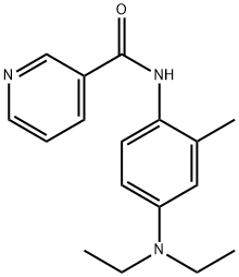 N-[4-(diethylamino)-2-methylphenyl]nicotinamide Struktur