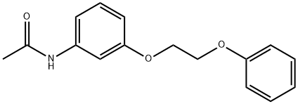 N-[3-(2-phenoxyethoxy)phenyl]acetamide Struktur