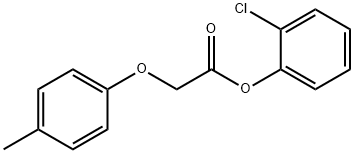 2-chlorophenyl (4-methylphenoxy)acetate Struktur