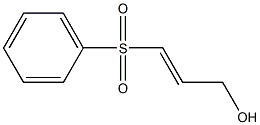 3-(phenylsulfonyl)-2-propen-1-ol Struktur