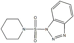 1-(1-piperidinylsulfonyl)-1H-1,2,3-benzotriazole Struktur