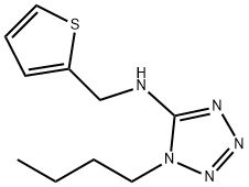 N-(1-butyl-1H-tetraazol-5-yl)-N-(2-thienylmethyl)amine Struktur