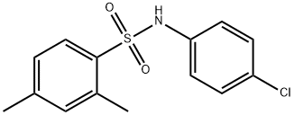 N-(4-chlorophenyl)-2,4-dimethylbenzenesulfonamide Struktur