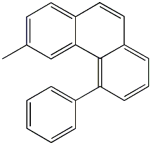 3-methyl-5-phenylphenanthrene Struktur