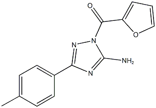 1-(2-furoyl)-3-(4-methylphenyl)-1H-1,2,4-triazol-5-ylamine Struktur