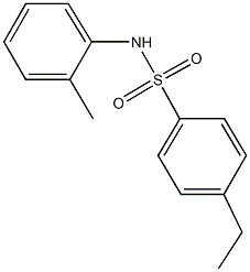 4-ethyl-N-(2-methylphenyl)benzenesulfonamide Struktur