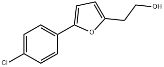 2-[5-(4-chlorophenyl)-2-furyl]ethanol Struktur