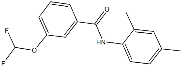 3-(difluoromethoxy)-N-(2,4-dimethylphenyl)benzamide Struktur