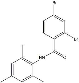 2,4-dibromo-N-mesitylbenzamide Struktur