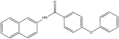 N-(2-naphthyl)-4-phenoxybenzamide Struktur