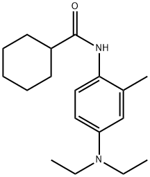 N-[4-(diethylamino)-2-methylphenyl]cyclohexanecarboxamide Struktur