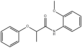 N-(2-methoxyphenyl)-2-phenoxypropanamide Struktur