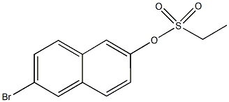 6-bromo-2-naphthyl ethanesulfonate Struktur