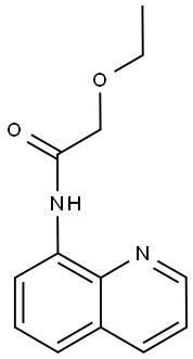 2-ethoxy-N-(8-quinolinyl)acetamide Struktur