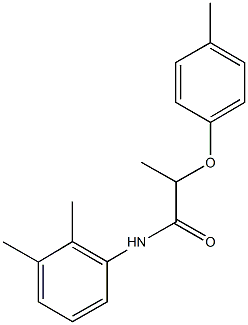 N-(2,3-dimethylphenyl)-2-(4-methylphenoxy)propanamide Struktur