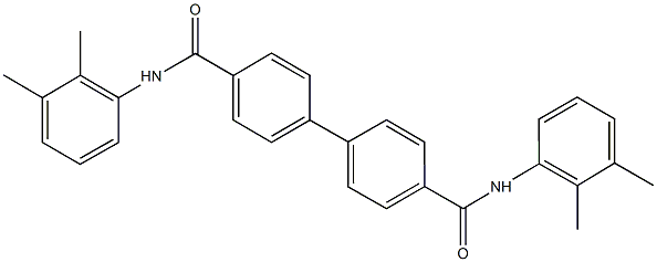 N~4~,N~4~'-bis(2,3-dimethylphenyl)[1,1'-biphenyl]-4,4'-dicarboxamide Struktur