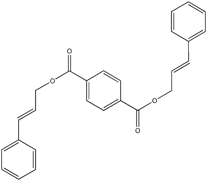 dicinnamyl terephthalate Struktur