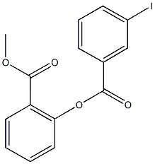 methyl 2-[(3-iodobenzoyl)oxy]benzoate Struktur