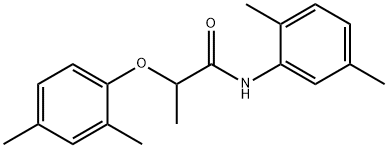 2-(2,4-dimethylphenoxy)-N-(2,5-dimethylphenyl)propanamide Struktur