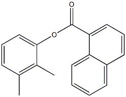 2,3-dimethylphenyl 1-naphthoate Struktur