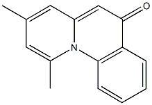 1,3-dimethyl-6H-pyrido[1,2-a]quinolin-6-one Struktur