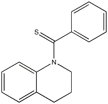 1-benzothioyl-1,2,3,4-tetrahydroquinoline Struktur