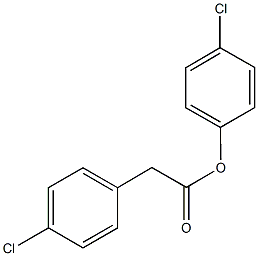 4-chlorophenyl(4-chlorophenyl)acetate Struktur