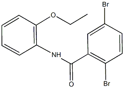 2,5-dibromo-N-(2-ethoxyphenyl)benzamide Struktur