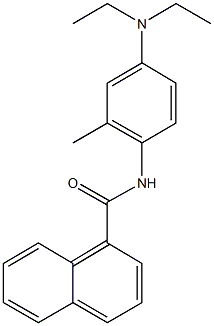 N-[4-(diethylamino)-2-methylphenyl]-1-naphthamide Struktur