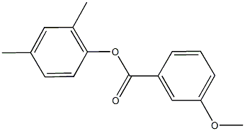 2,4-dimethylphenyl 3-methoxybenzoate Struktur