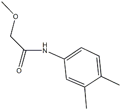 N-(3,4-dimethylphenyl)-2-methoxyacetamide Struktur