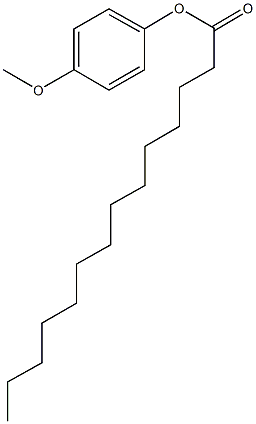 4-methoxyphenyl myristate Struktur