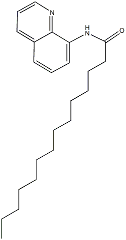 N-(8-quinolinyl)tetradecanamide Struktur