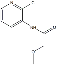 N-(2-chloro-3-pyridinyl)-2-methoxyacetamide Struktur