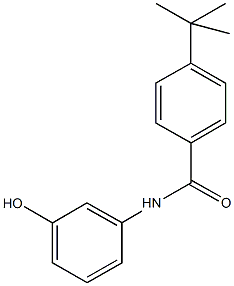 4-tert-butyl-N-(3-hydroxyphenyl)benzamide Struktur