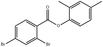 2,4-dimethylphenyl 2,4-dibromobenzoate Struktur