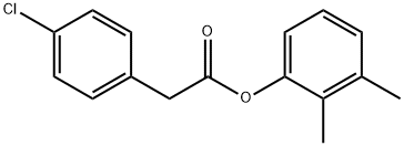 2,3-dimethylphenyl (4-chlorophenyl)acetate Struktur