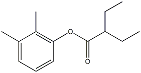 2,3-dimethylphenyl 2-ethylbutanoate Struktur