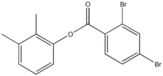 2,3-dimethylphenyl 2,4-dibromobenzoate Struktur