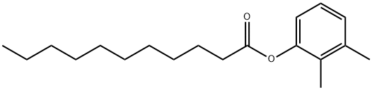 2,3-dimethylphenyl undecanoate Struktur