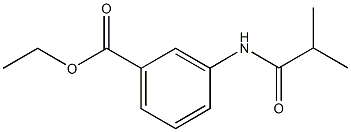 ethyl 3-(isobutyrylamino)benzoate Struktur