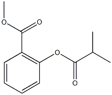 methyl 2-(isobutyryloxy)benzoate Struktur