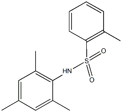 N-mesityl-2-methylbenzenesulfonamide Struktur