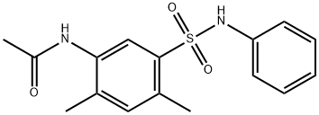 N-[5-(anilinosulfonyl)-2,4-dimethylphenyl]acetamide Struktur