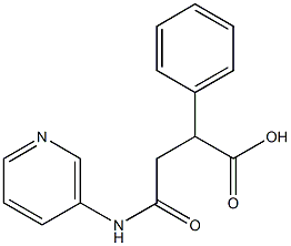 4-oxo-2-phenyl-4-(3-pyridinylamino)butanoic acid Struktur