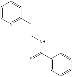 N-[2-(2-pyridinyl)ethyl]benzenecarbothioamide Struktur