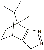 1,10,10-trimethyl-3,4-diazatricyclo[5.2.1.0~2,6~]deca-2(6),3-diene Struktur