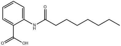 2-(octanoylamino)benzoic acid Struktur