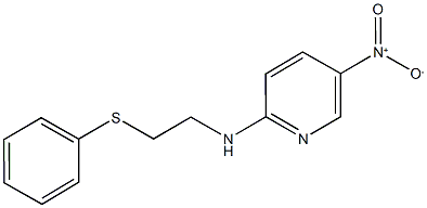 5-nitro-N-[2-(phenylsulfanyl)ethyl]-2-pyridinamine Struktur